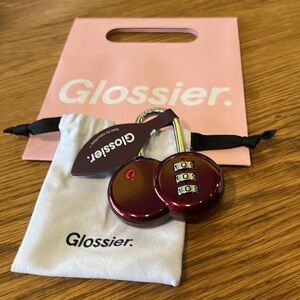 Glossier Cherry Lock! New York soho only Gift Set w Pouch GWP FROM NYC